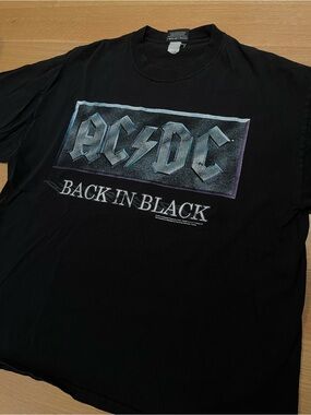 Vintage AC/DC Back In Black Shirt